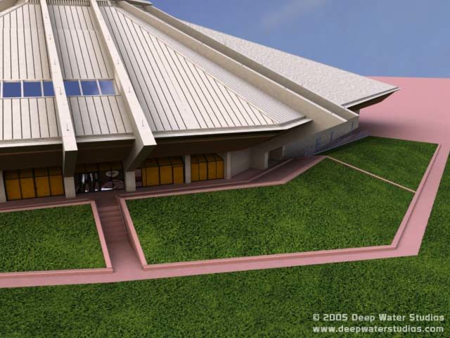 EPCOT Center Horizons 3D Project Render 9-8-05d - Exterior (VIP entrance)