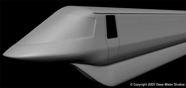 Disneyâ€™s Mark IV Monorail model - progress as of 6/28/07