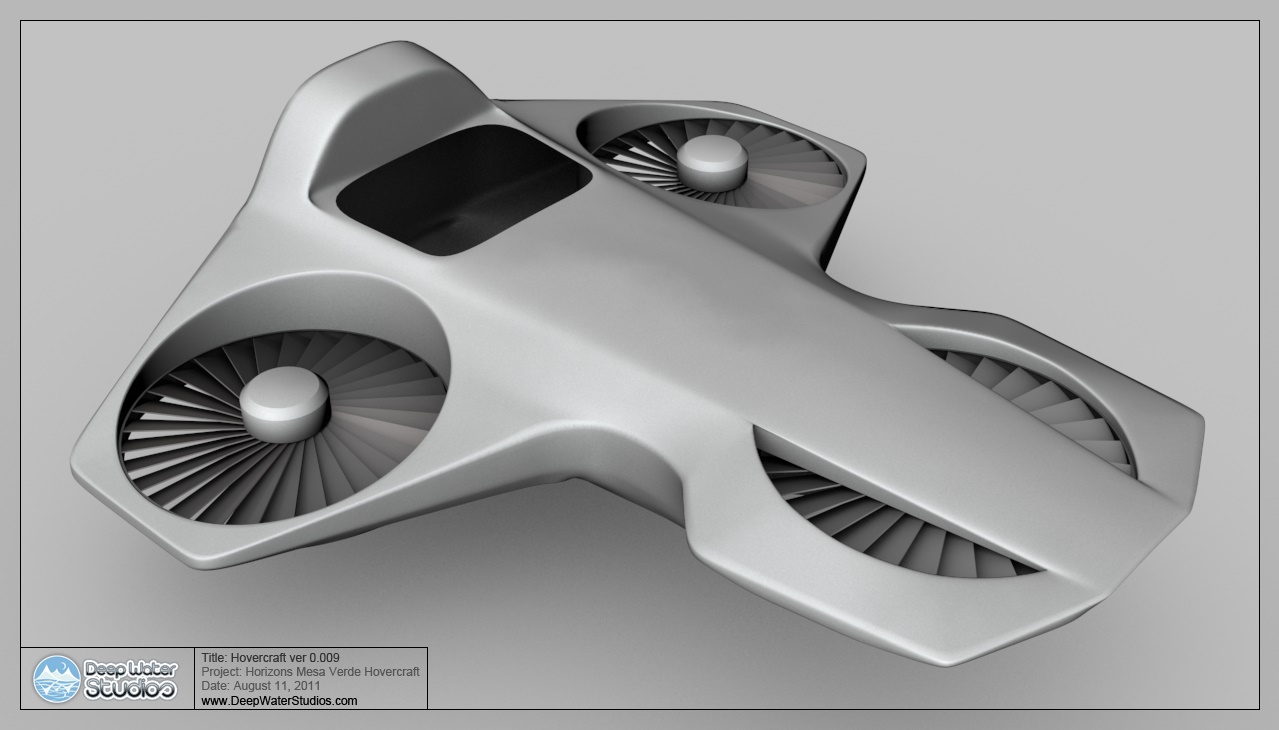Disney's EPCOT Center Horizons Mesa Verde Hovercraft 3D Model