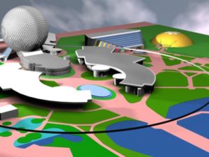 EPCOT Center 3D Render Model - 102301a