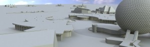 EPCOT Center 3D Model