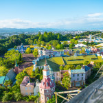 Overlooking the Nara Dreamland Park