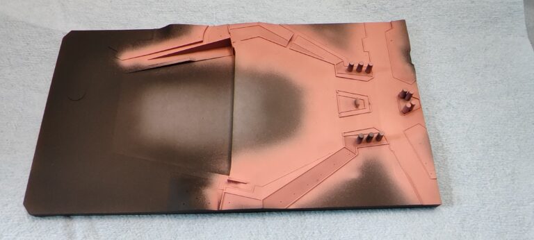 EPCOT pink concrete is airbrushed