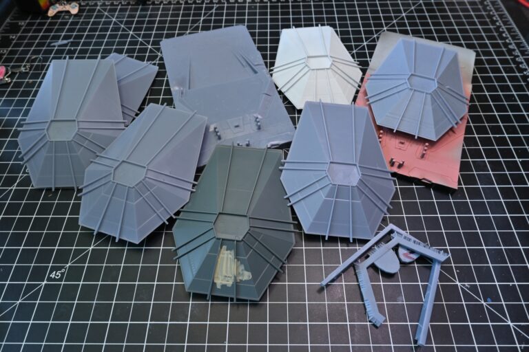 Just some of the prints made to try to dial in a perfect print