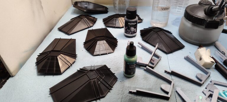Horizons test models being primed for color tests and practice