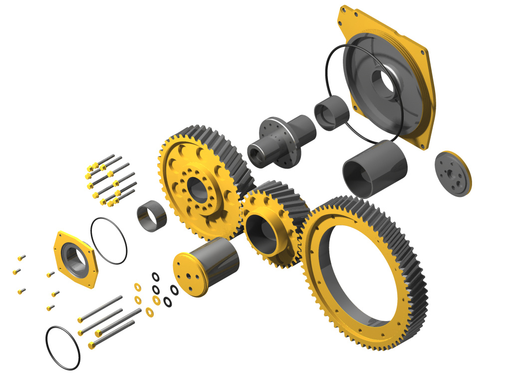 Gearbox – Exploded View | Deep Water Studios